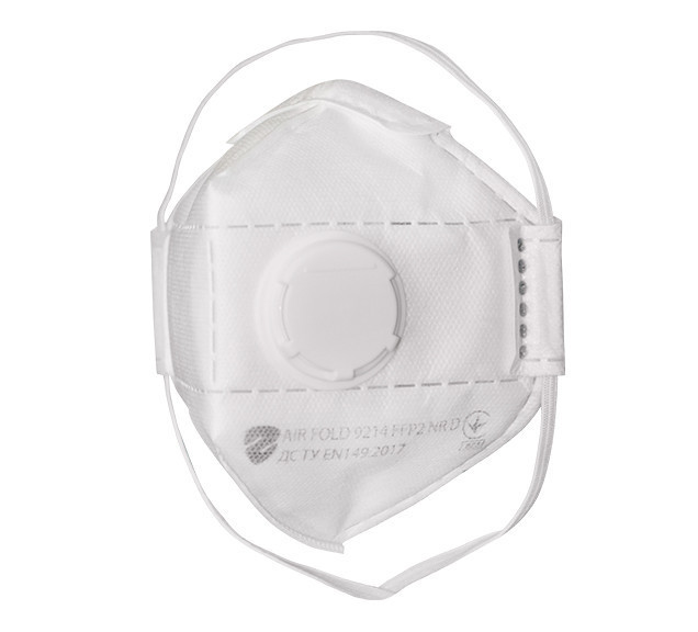 Респиратор одноразовый FFP2 с клапаном выдоха Sizam Air Fold 9214 Ровно - изображение 5
