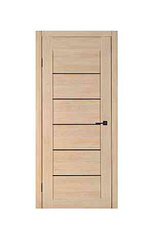 Дверь Реликт Лайн 10 Золотистый + Черное стекло 60*200 см Межкомнатные двери с остеклением Киев