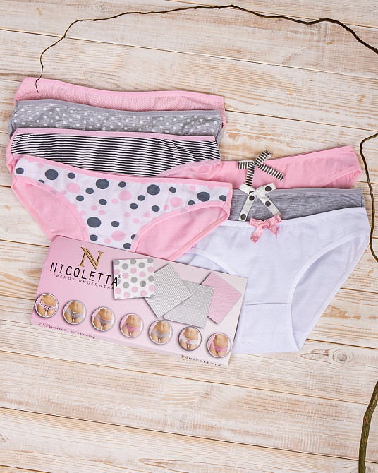 Набір жіночих трусиків 7 шт Nicoletta 36454 XL Київ - фото 8