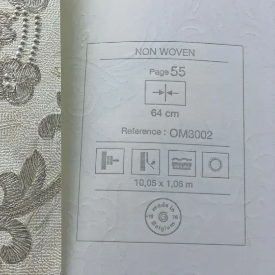 Шпалери Grandeco Poeme OM3002 Київ