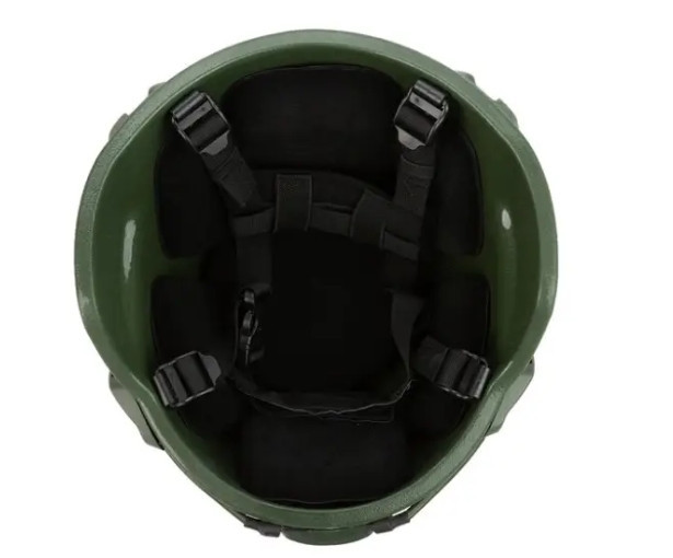 Кевларовый баллистический шлем MICH 2000 (NIJ IIIA) Оливковый Винница - изображение 5