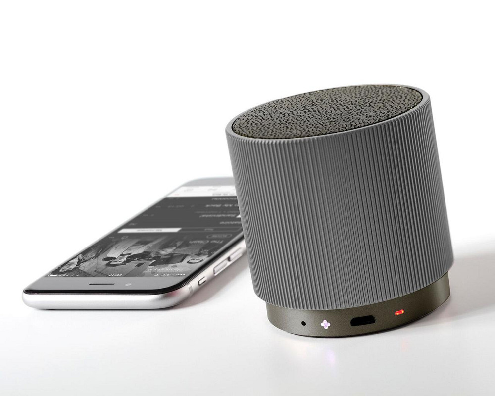 Портативный динамик Lexon Fine Speaker 3Вт (Серый) Киев - изображение 5