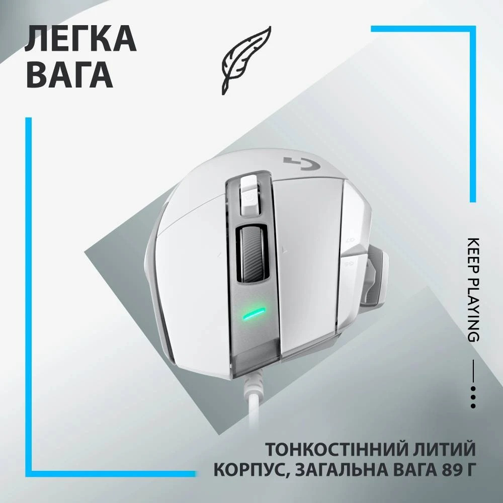 Миша Logitech G502 X White (910-006146) Білий Харків - фото 5