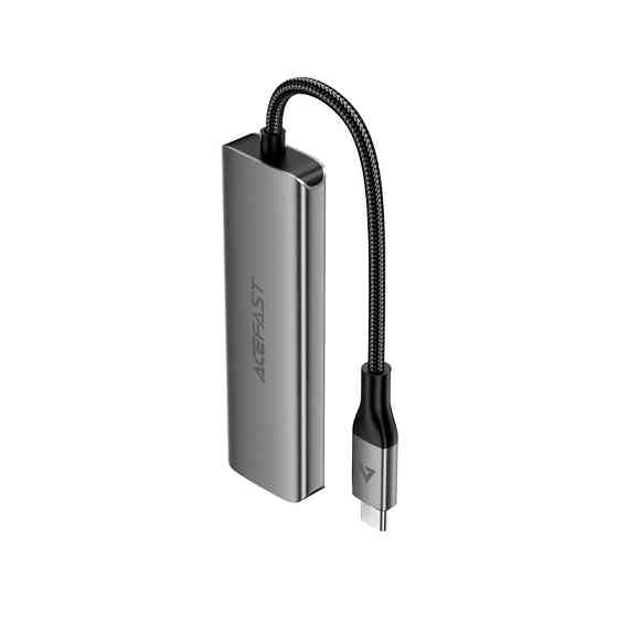 USB-хаб ACEFAST J15 USB-C 4-in-1 HUB Metal Gray Одеса