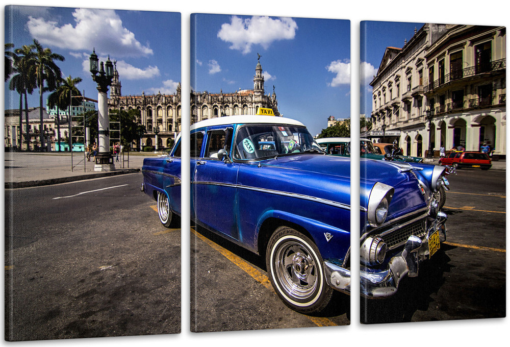 Модульная картина Ретро Машина Аrt-78_3А Киев - изображение 1