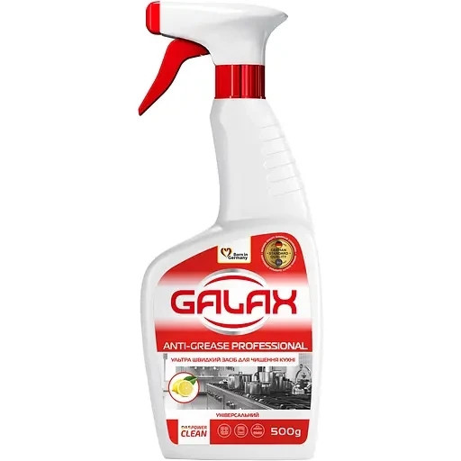 Засіб Galax das PowerClean Professional для видалення жиру з кухонних поверхонь 500 г Гостомель - фото 1