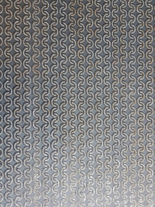 Шпалери метрові вінілові на флізелін Marburg Villa Romana геометрія смужки завитки чорні з золотистим Київ - фото 3