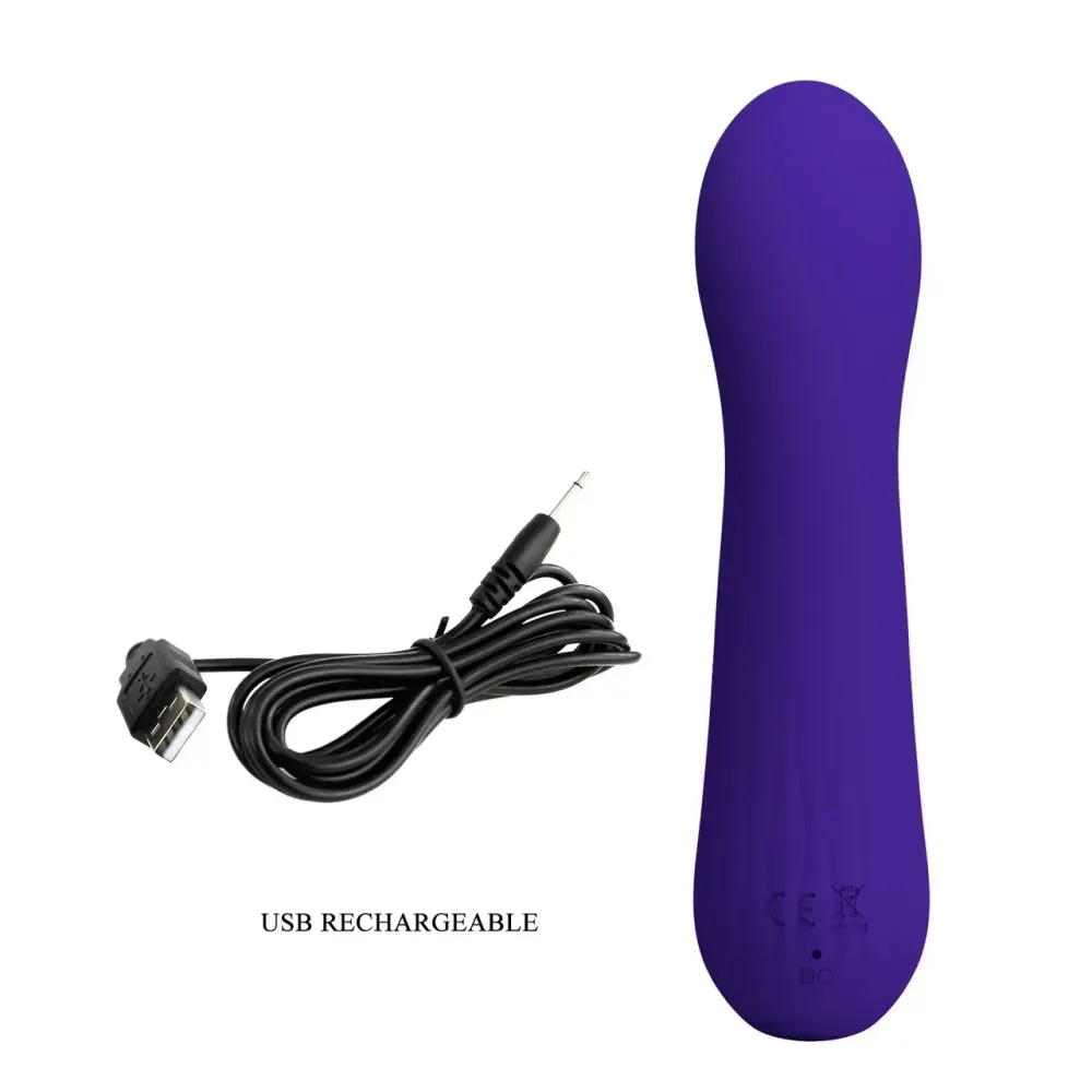 УЦІНКА - Вібромасажер для стимуляції точки G Pretty Love - Faun Dark Purple, DIS-BI-014724-3 Sex Aura Київ - фото 10