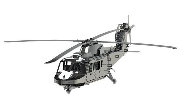 Колекційна модель-конструктор Metal Time Lifting Spirit Вертоліт механічний (MT027) Харків - фото 14