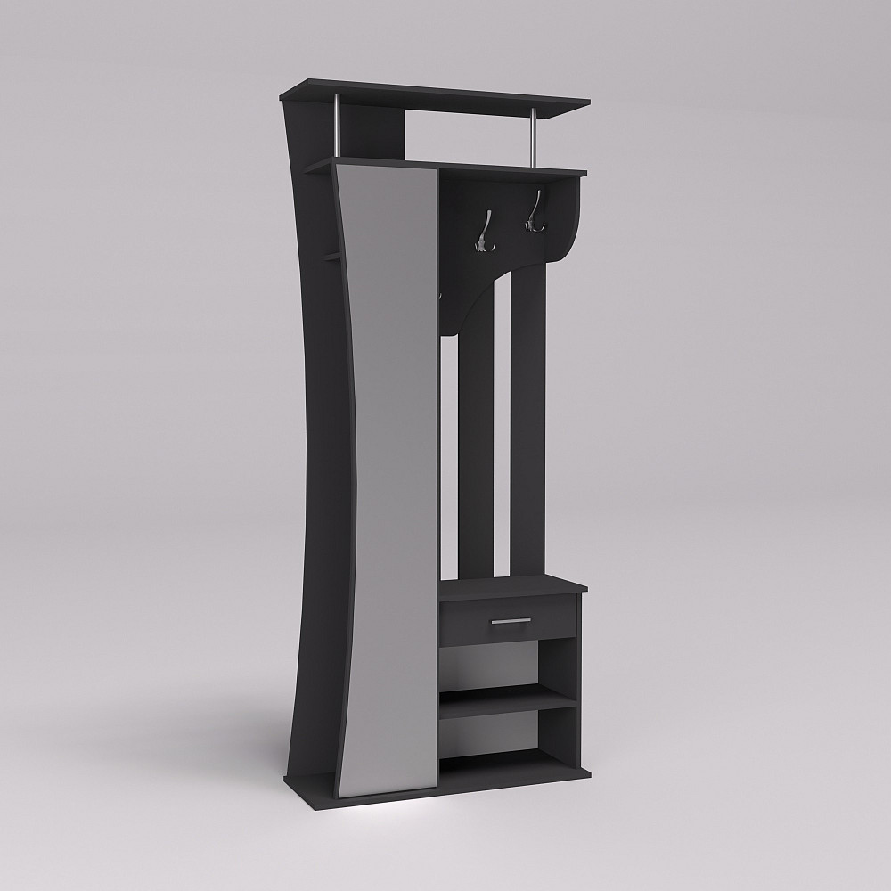 Прихожая Соло-8, Антрацит, 900/330/2100 Львов - изображение 4