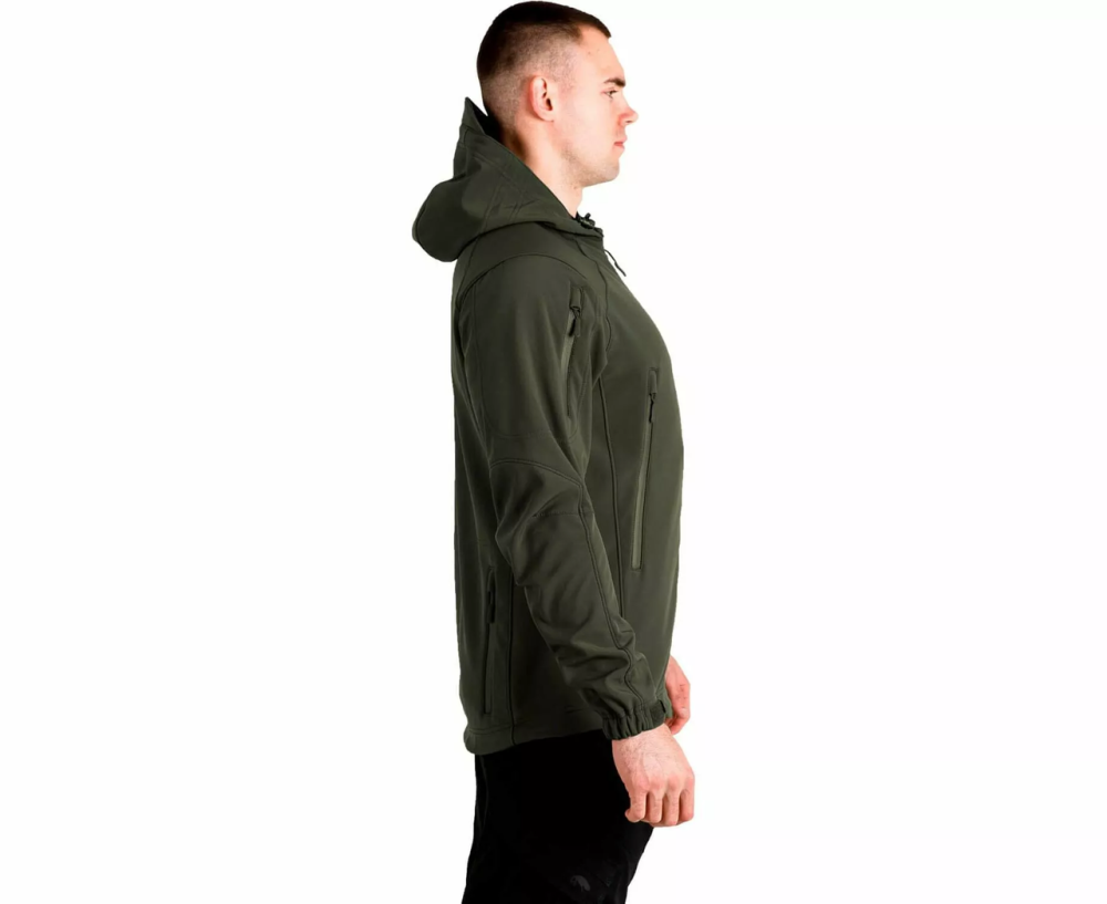 Тактичний чоловічий костюм Softshell Spartan демісезонний (Olive) розмір - L Вінниця - фото 3