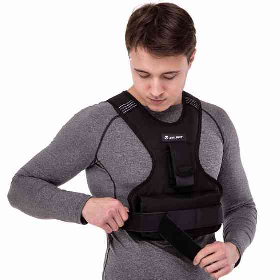 Жилет обважнювач із регулюванням ваги 10 кг Zelart 7812-10 Київ