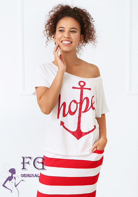 Літній костюм "Maritime" оптом | Розпродаж моделі 46-48 Київ - фото 3