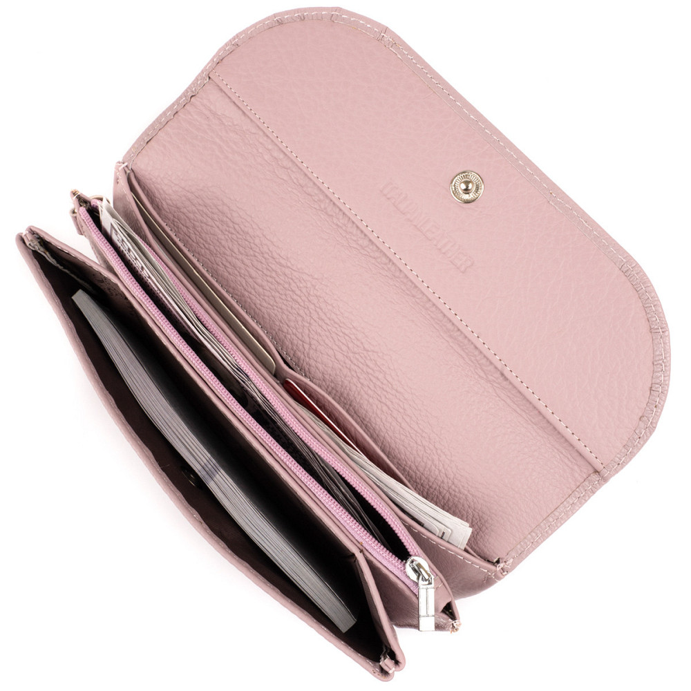 Клатч из кожи женский ST Leather 19322 Лиловый Киев - изображение 7