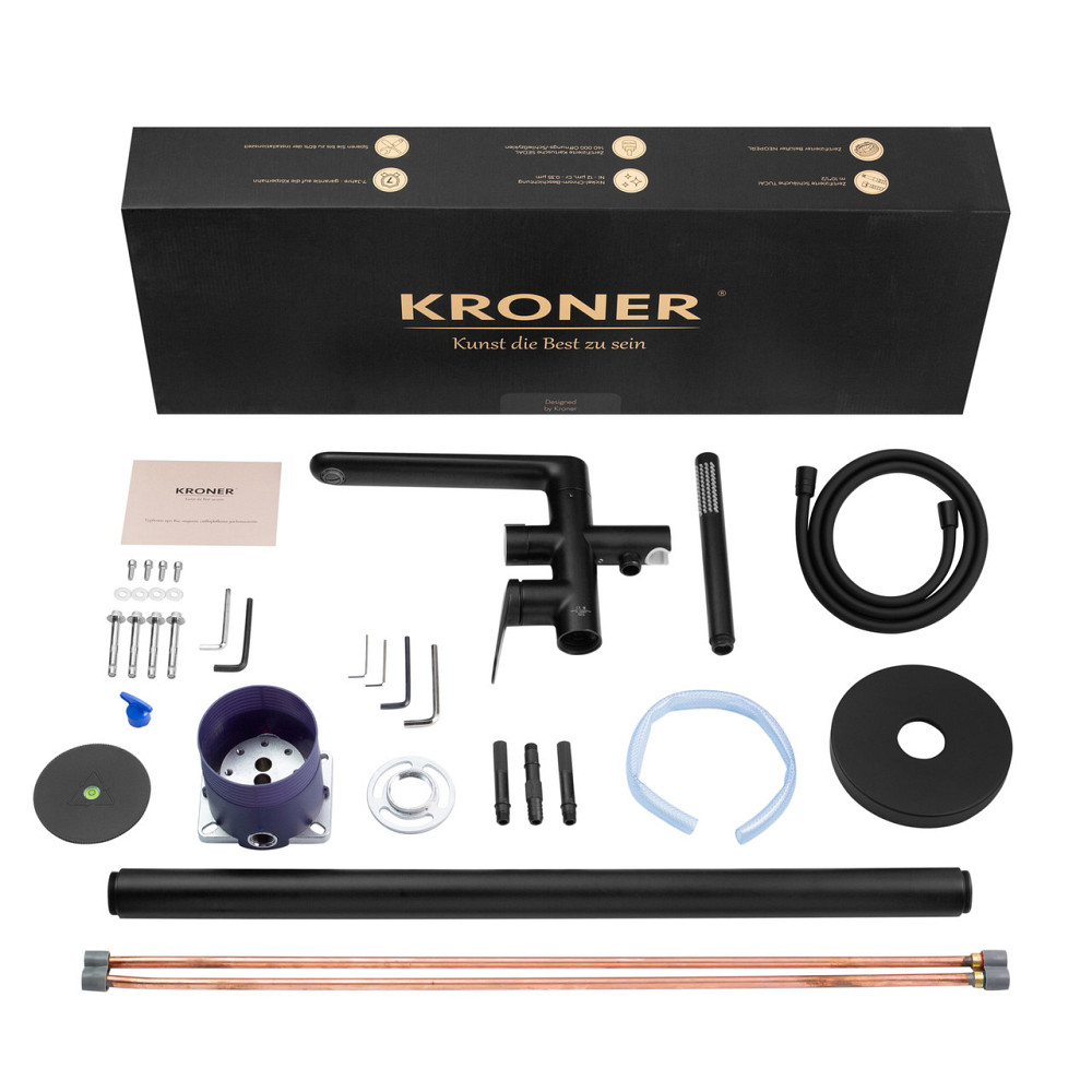 Смеситель для ванны Kroner Element 211339-3801 Киев - изображение 9