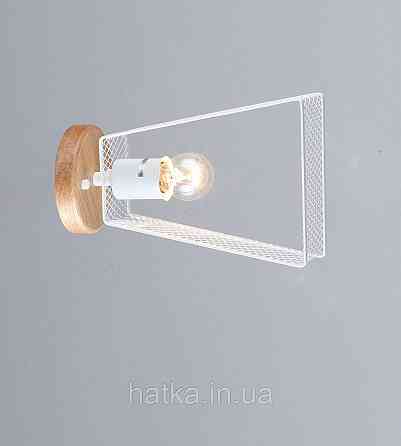 Бра VALESO B N6687/1W Белый + Дерево Киев