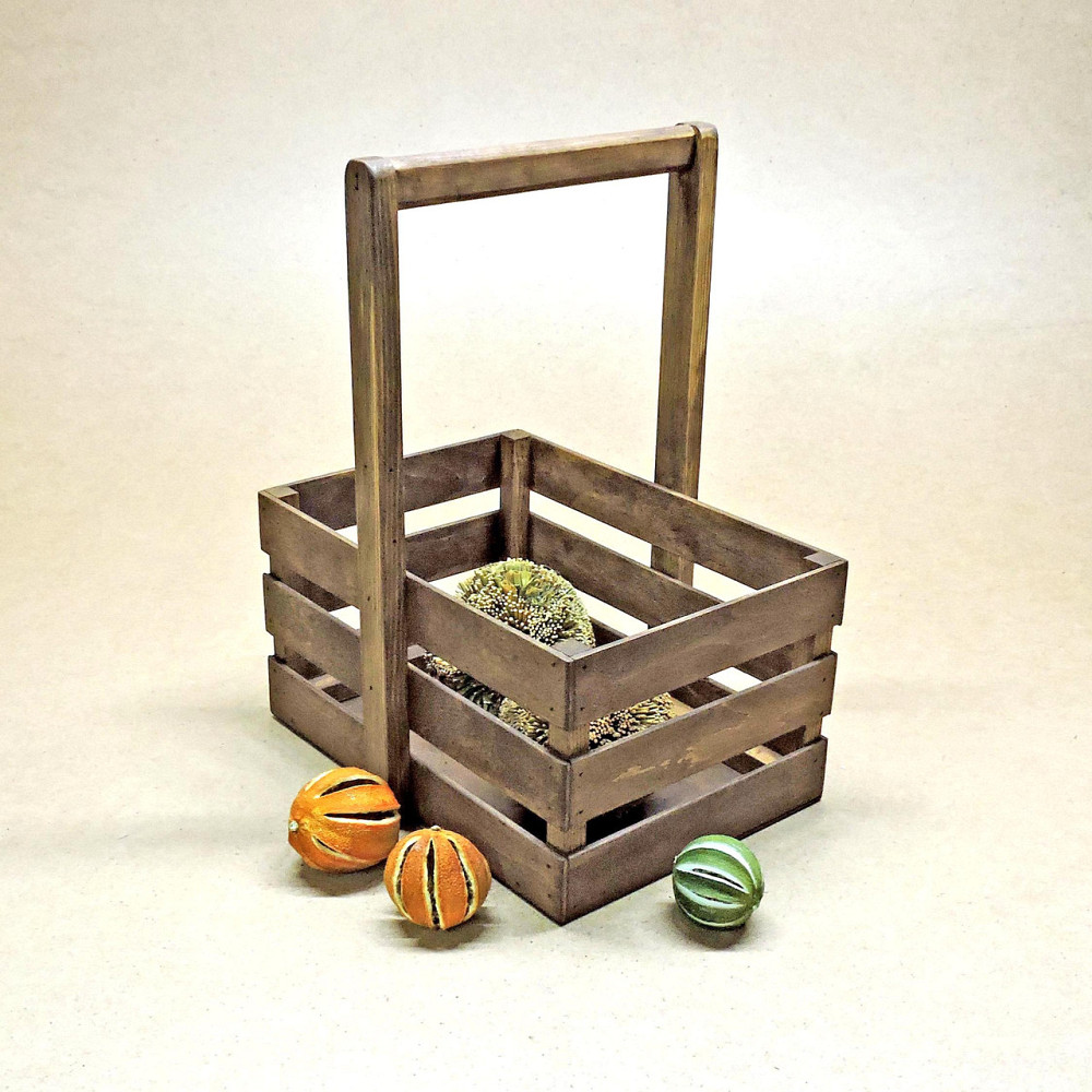 Подарунковий кошик "Шеллі 18х30" капучино Миколаїв - фото 1