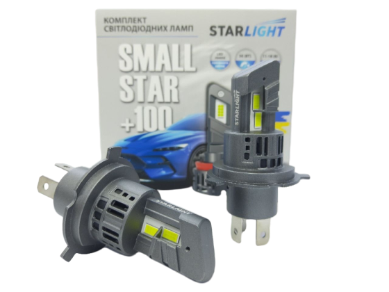 Комплект світлодіодних ламп StarLight SmallStar +100% H4/H19 5500K 9-16V Харків
