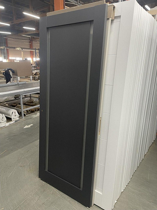 Двері екокошпон, Полотно, серія Millenium (ML-62) Темно сірий Київ - фото 2