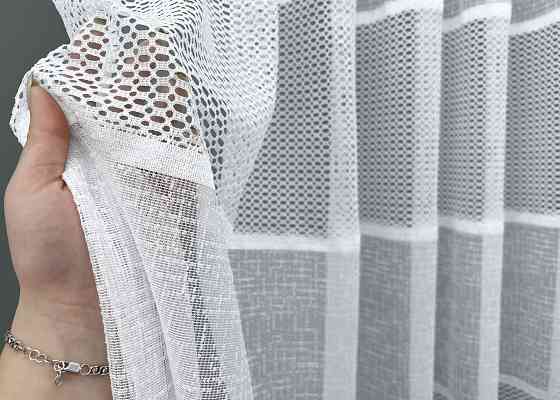 Тюль жакард колір білий 1973т Київ