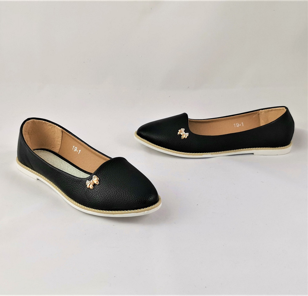 .Жіночі Балетки Чорні Мокасини Туфлі (розміри: 36) - 19 Дніпро - фото 6