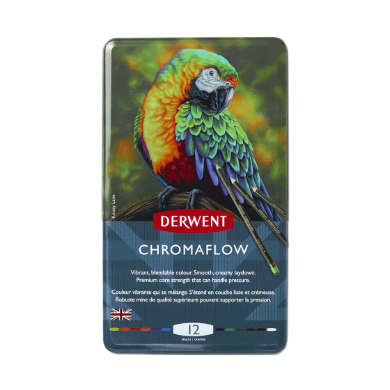 Цветные карандаши Colour Chromaflow 12 шт Derwent Киев
