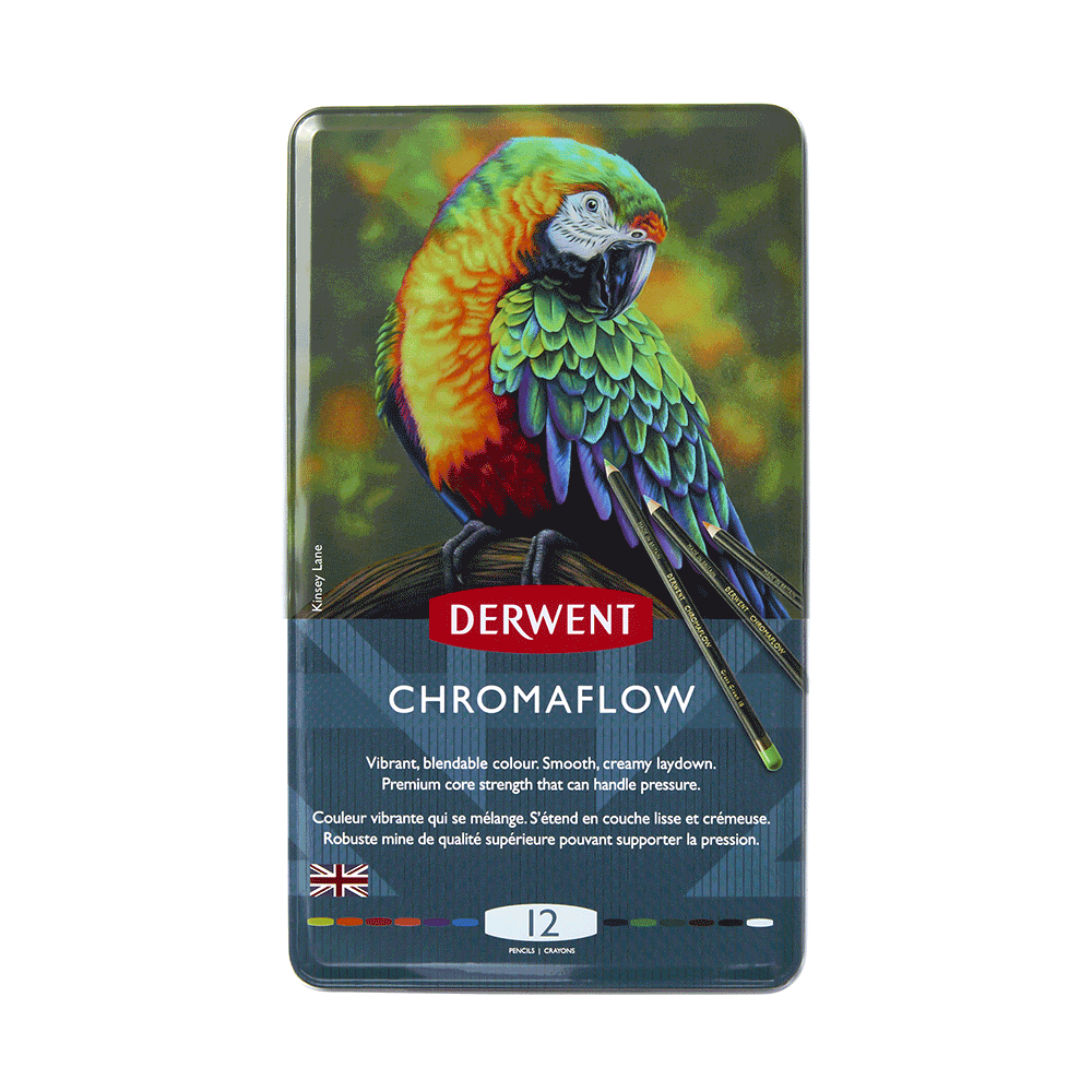Цветные карандаши Colour Chromaflow 12 шт Derwent Киев - изображение 1