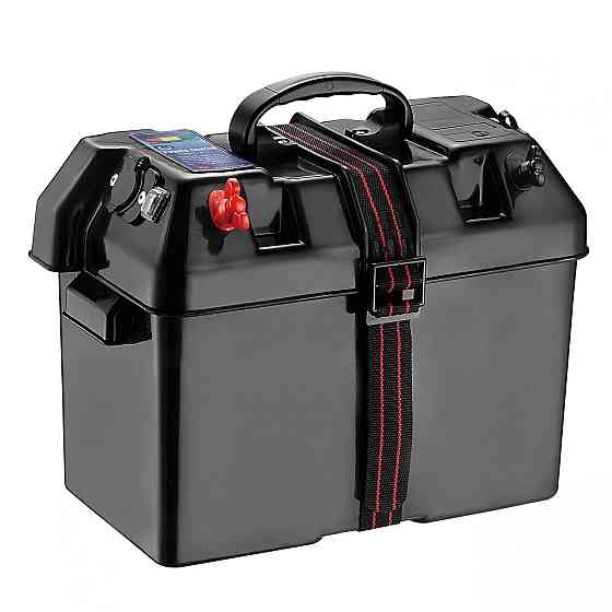 Ящик аккумуляторный с зарядкой USB, с выключателями 60А+10А C11517-1 Киев