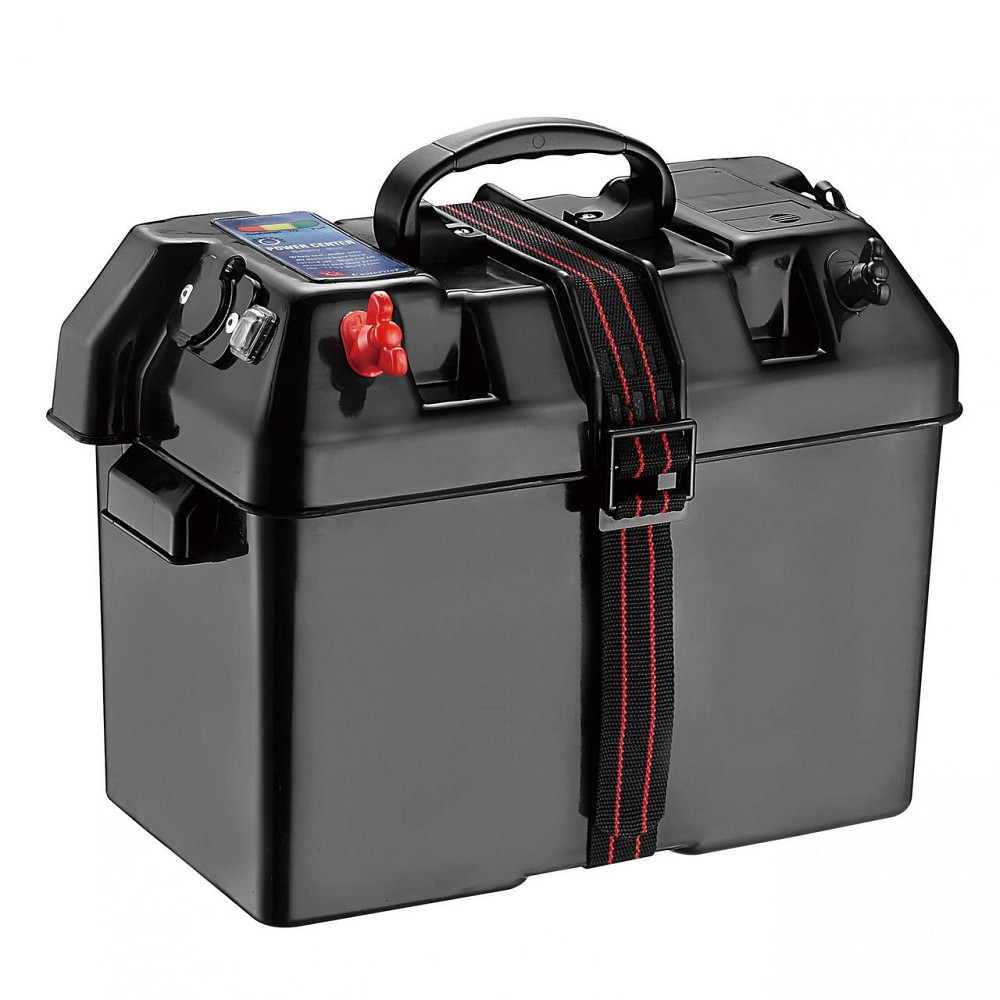 Ящик аккумуляторный с зарядкой USB, с выключателями 60А+10А C11517-1 Киев - изображение 1