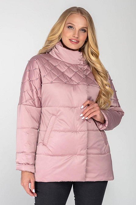 КУРТКА ДЕМІСЕЗОННА ЖІНОЧНА БУСИНКА, 46-54 Р Київ - фото 1