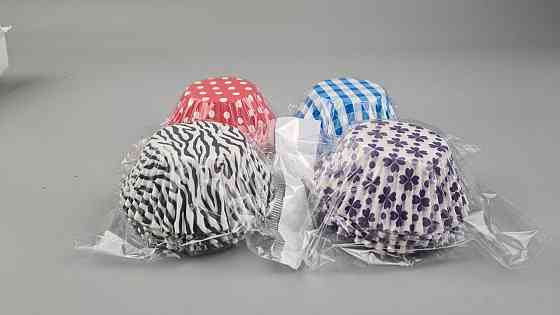 Бумажные формочки для выпечки кексов (13см) в пакете  100шт  (1 уп.) Харьков