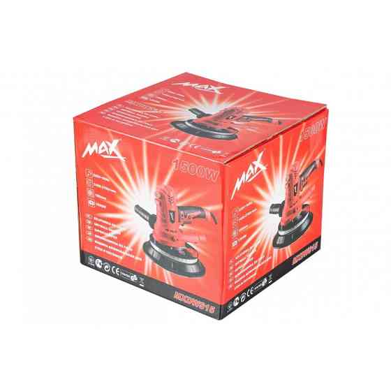Шліфмашина MAX MXDWS15 – обробка стелі та стін, 1500 Вт, регулятор обертів Львів