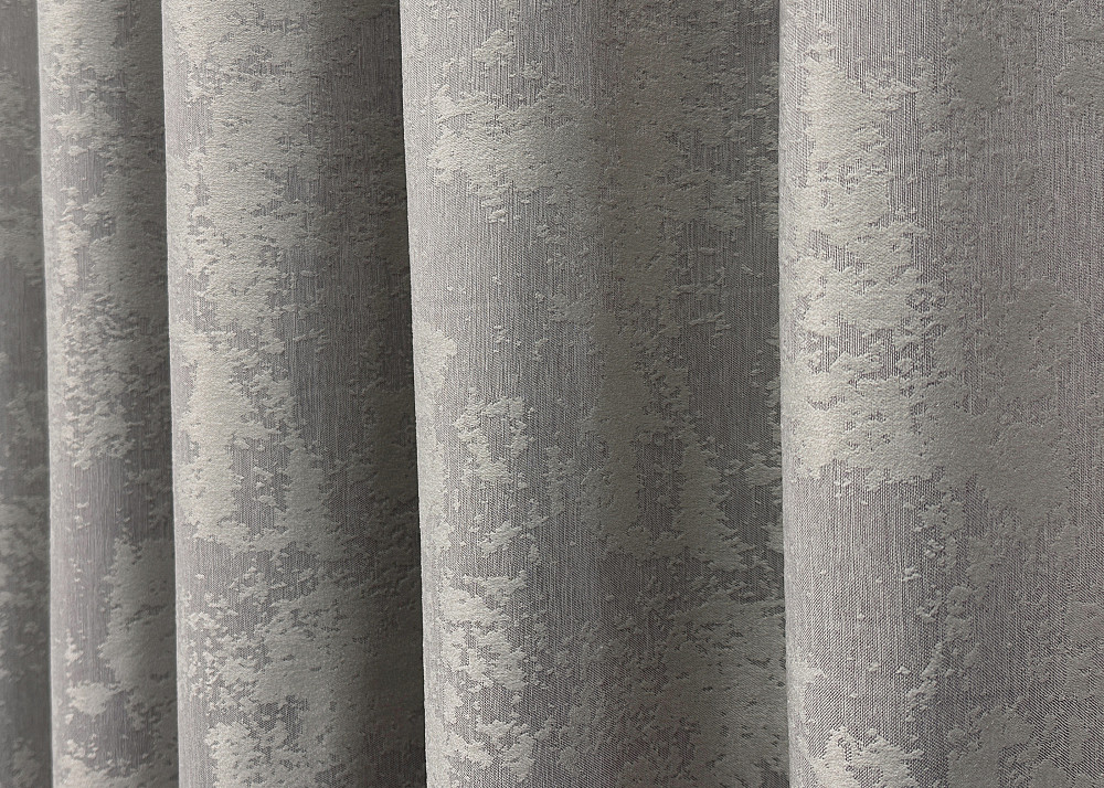 Комплект готовых штор VR-Textil Жаккард Sultan № 869ш Светло-серый 100х290 см 2 шт (31-818) Киев - изображение 7