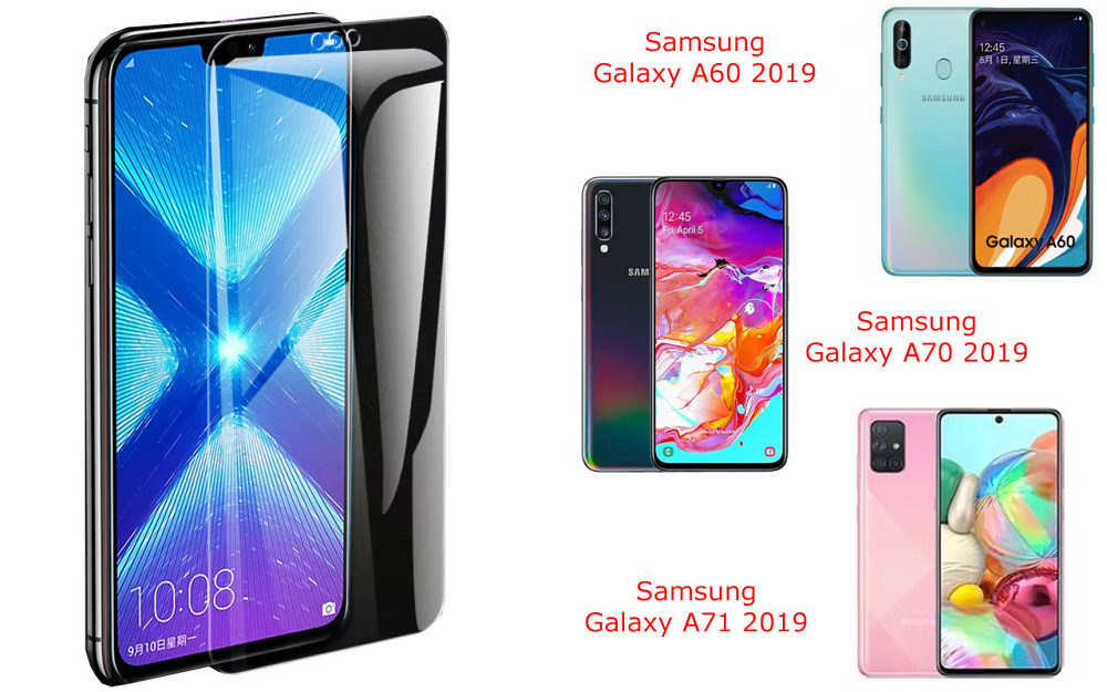 Защитное стекло NeoGlass для Samsung Galaxy A60 2019, A70 2019, A71 2019 – ультрапрозрачное и устойчивое Киев - изображение 2