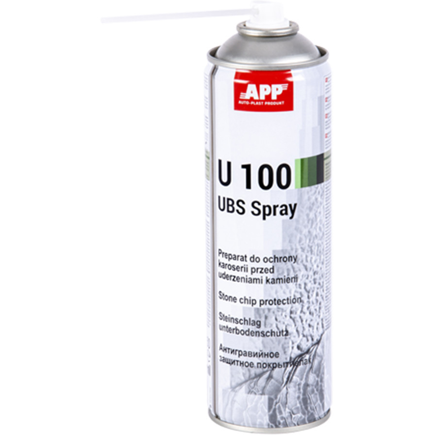 Антигравій аерозольний U100 UBS чорний 500мл APP, 050090 Винница - изображение 3