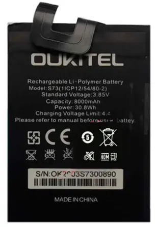 Б/У Акумулятор Oukitel WP5 / S73 (8000 mAh) Дніпро