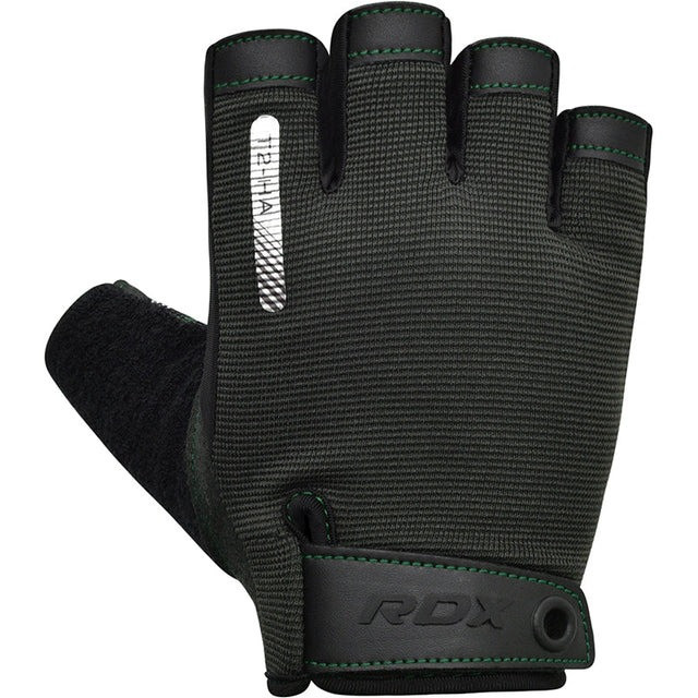 Рукавички для фітнесу RDX T2 Half Army Green L Каменское - изображение 3