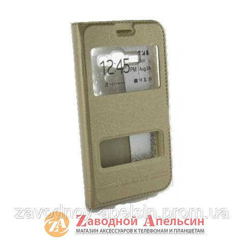 Чохол книжка Samsung J1 J120 2016 Smart Case gold Одеса - фото 1