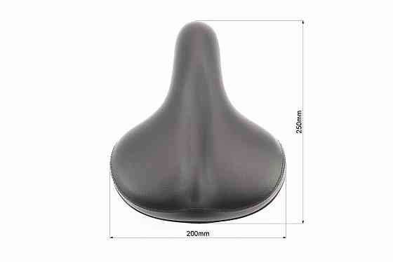 Сидіння ХВЗ 250x200мм, чорне N668 Київ