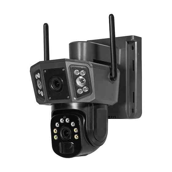 IP PTZ-відеокамера автономна з 4G та сонячною панеллю 3Mp+3Mp Light Vision VLC-9230IG/2C3S (Solar) f=4mm, на акумуляторних Киев