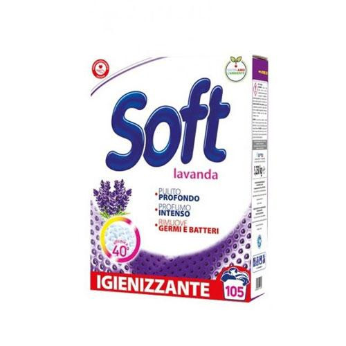 ПРАЛЬНИЙ ПОРОШОК З АКТИВНИМ КИСНЕМ SOFT LAVANDA 5.25 КГ 105 ПРАНЬ Львів - фото 1