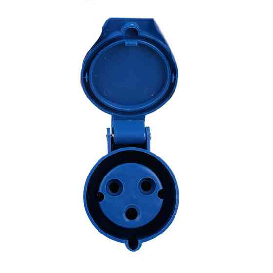 Разъем силовой штепсельный переносной 3x32 2P+PE, 32 A, 220-250 В, IP44 Днепр