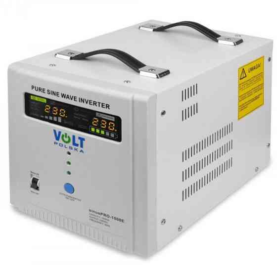 Гібридний інвертор ДБЖ Volt Polska SINUS PRO 1500 E 12/230V 1000/1500W (3SP091512E) Київ