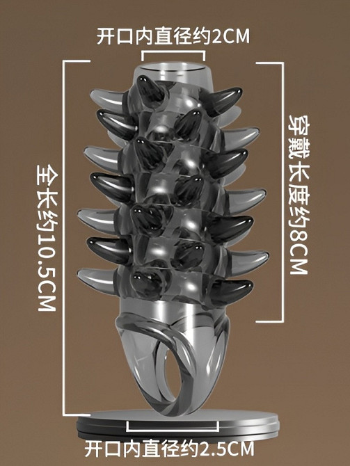 Стимулирующая насадка Meleon - Dragon Teeth Lock sperm Cove, PS-19 Sex Aura Киев - изображение 8