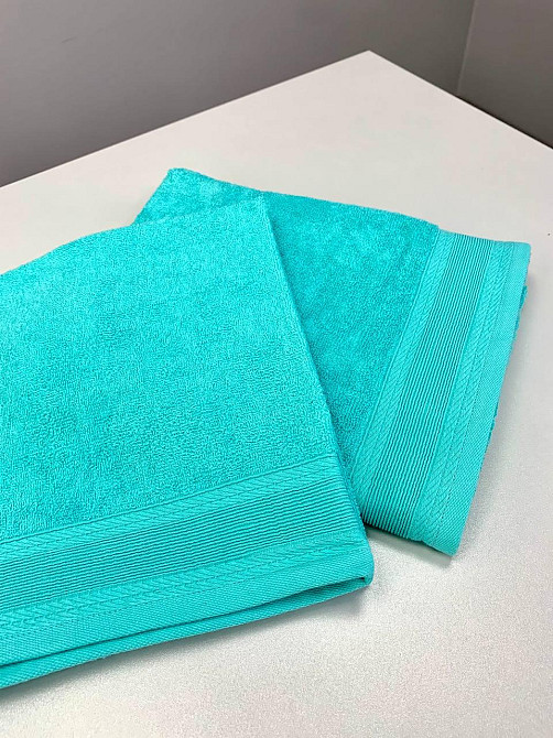 Комплект рушників Ideal Textile з бордюром 2 шт (50х80 см 70х130 см) в різних кольорах (56860748) Бі Чернівці - фото 5