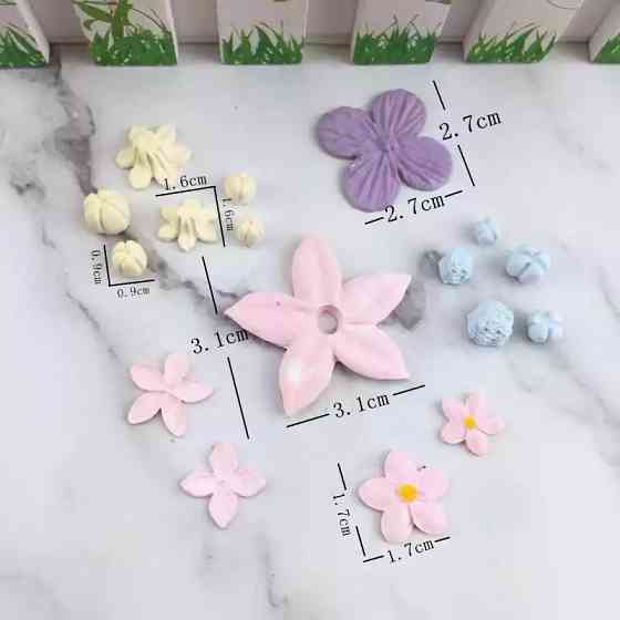 Молд для квітів Квіточки 105 на 105 мм рожевий Київ