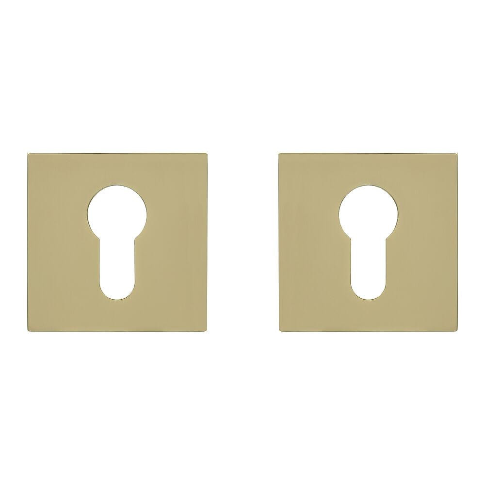 Накладки на циліндр Gavrohe Z25-EH Gold PVD хромоване золото Київ - фото 1