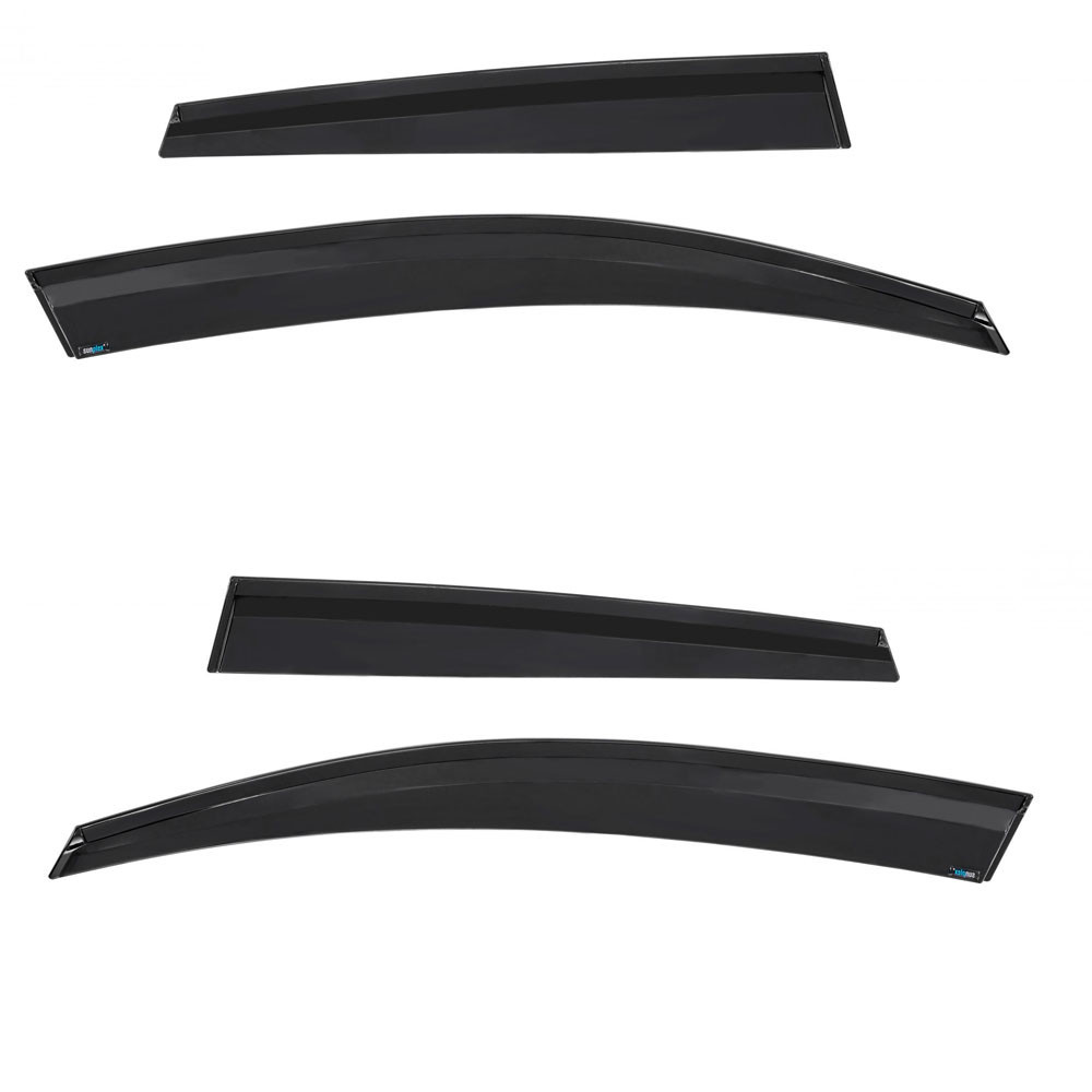 Дефлектори вікон (вітровики) Renault Clio 2012-2019, 4шт, SunPlex, хетчбек, на скотчі Вінниця - фото 1