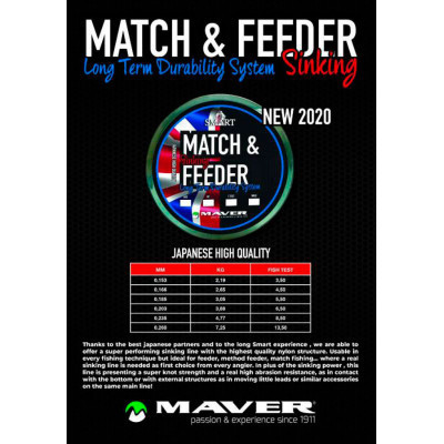 Леска Smart MatchFeeder Sinking 150m 0.203mm 3.88kg (1300.35.29) Винница - изображение 2