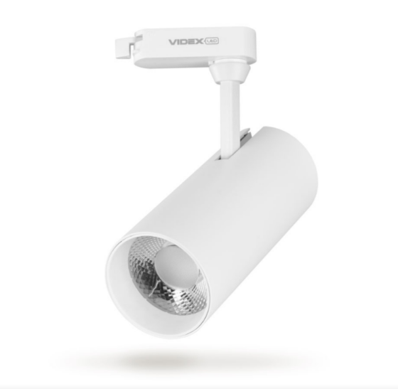 LED Світильник трековий 20W 4100К 220V білий VL-TR04-204W Videx Житомир